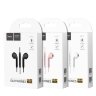 Наушники hoco M55 Memory sound wire control earphones with mic - Pink