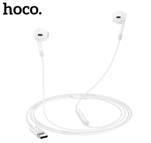 Наушники Hoco M109 Type-c sunny digital wire control earphones with microphone White