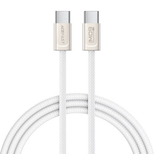 Кабель ACEFAST C34-03 USB-C to USB-C zinc alloy charging data cable - White