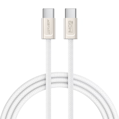 Кабель ACEFAST C34-03 USB-C to USB-C zinc alloy charging data cable - White
