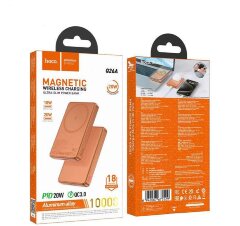 Внешний аккумулятор HOCO Q26A Joy PD20W Magnetic Fast Charging Power Bank (10000mAh) - Orange