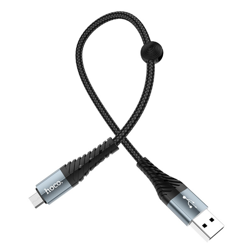 Кабель Hoco X38 Cool Charging data cable for Micro(L=0.25M)black