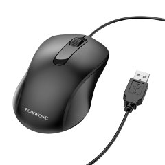 Компьютерная мышка Borofone Sensitive 1.5m BG4 - Black