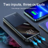 Power Bank Joyroom JR-QP191 22.5W 10000mAh - Black With USB to Type.C 0.3m Cable-Black