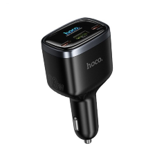 Автомобильное зарядное устройство HOCO Z70 Speed PD93W(2C1A) car charger with TFT display - Black