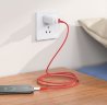 Кабель Hoco X70 Ferry charging data cable for Micro - Red