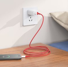Кабель Hoco X70 Ferry charging data cable for Micro - Red