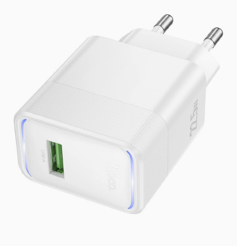 Сетевое зарядное устройство HOCO CS111A Lounge single-port 22.5W multi-protocol charger(EU) - White