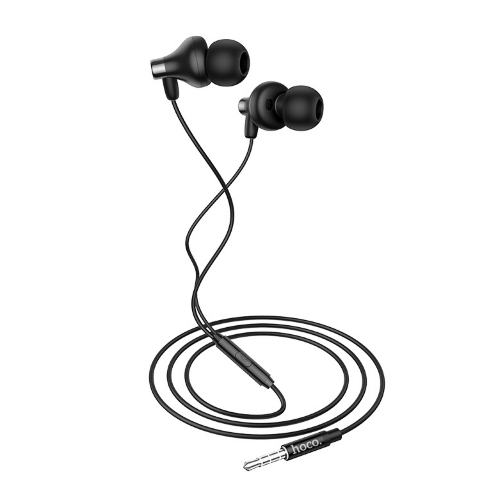 Проводные наушники Hoco M74 Joan universal earphones with mic Black