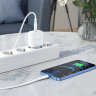 Зарядка Borofone BN3 Premium PD20W single port charger set (Type-C to iP) (EU) - White