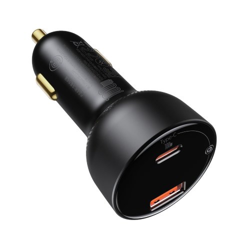 Автомобильное зарядное устройство Baseus Superme Digital Display PPS Dual Quick Charger Car Charger (CCZX-01) - Black