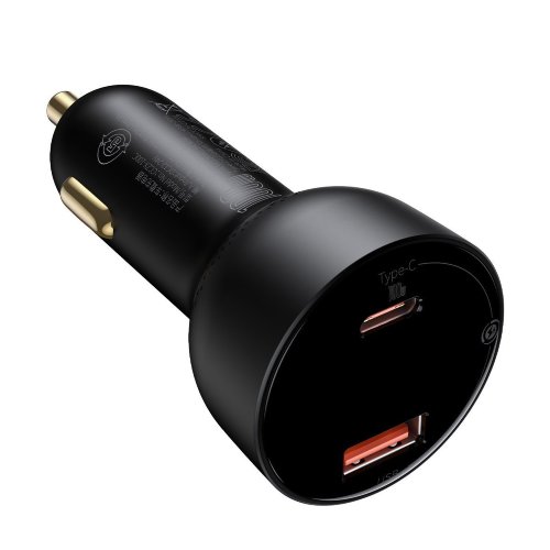 Автомобильное зарядное устройство Baseus Superme Digital Display PPS Dual Quick Charger Car Charger (CCZX-01) - Black