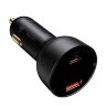 Автомобильное зарядное устройство Baseus Superme Digital Display PPS Dual Quick Charger Car Charger (CCZX-01) - Black