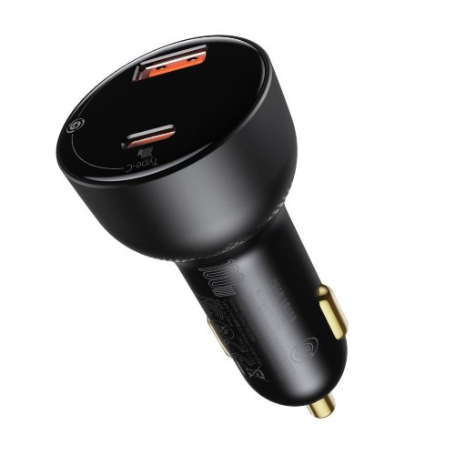 Автомобильное зарядное устройство Baseus Superme Digital Display PPS Dual Quick Charger Car Charger (CCZX-01) - Black