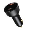Автомобильное зарядное устройство Baseus Superme Digital Display PPS Dual Quick Charger Car Charger (CCZX-01) - Black