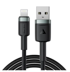 Кабель ACEFAST C30-02 USB-A to L charging data cable - Black