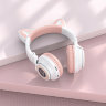 Наушники Borofone BO18 Cat ear BT headphones - White