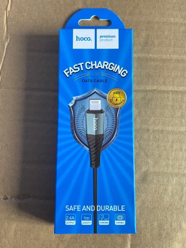 Кабель hoco X38 Cool Charging data cable for Lightning - Black