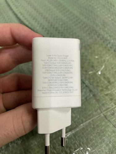 Сетевой адаптер Baseus Super Si Pro Quick Charger C+U 30W EU (CCSUPP-E02) - White