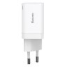 Сетевой адаптер Baseus Super Si Pro Quick Charger C+U 30W EU (CCSUPP-E02) - White