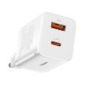 Сетевой адаптер Baseus Super Si Pro Quick Charger C+U 30W EU (CCSUPP-E02) - White