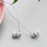 Наушники Borofone Wired earphones BM35 Farsighted - White