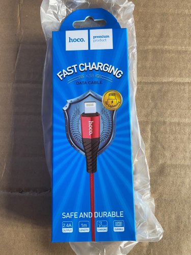Кабель hoco X38 Cool Charging data cable for Lightning - Red