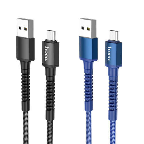 Кабель hoco X71 Especial charging data cable for Micro - Синий