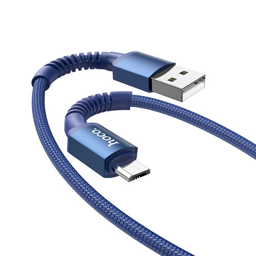 Кабель hoco X71 Especial charging data cable for Micro - Синий