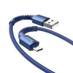 Кабель hoco X71 Especial charging data cable for Micro - Синий