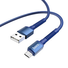Кабель hoco X71 Especial charging data cable for Micro - Синий