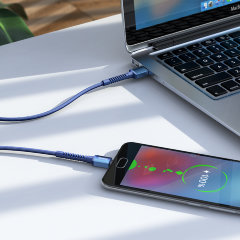 Кабель hoco X71 Especial charging data cable for Micro - Синий