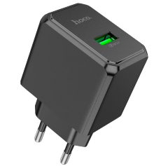 Сетевое зарядное устройство HOCO CS112A Lounge PD30W+QC3.0 charger(EU) - Black