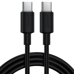 Кабель ACEFAST C29-03 USB-C to USB-C 240W silicone fast charging data cable 2m - Black