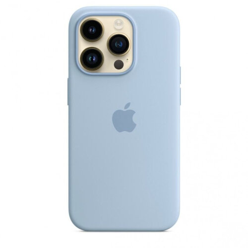 Чехол Silicone Case Magsafe iphone 14 6.1 - Sky