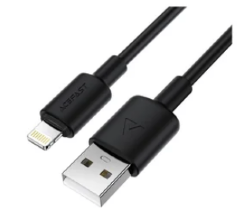 Кабель ACEFAST C29-02 USB-A to L silicone charging data cable 2m - Black