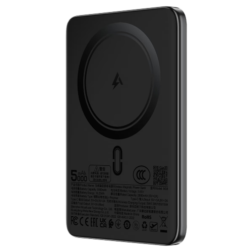 Внешний аккумулятор ACEFAST M38 PD18W ultra-thin magnetic fast charging power bank 5000mAh - Black