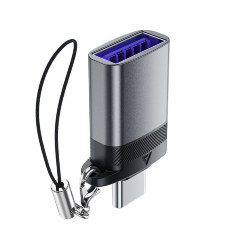 Адаптер ACEFAST J7 USB-C to USB-A Adapter Metal gray