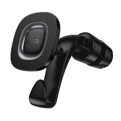 Автомобильный магнитный держатель HOCO H99 Crown magnetic car holder(headrest) - Black/metal gray