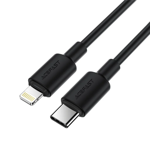 Кабель ACEFAST C29-01 USB-C to L silicone charging data cable 2m - Black