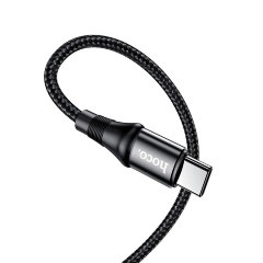 Кабель hoco Type-C на Type-C X50 Exquisito 100W - Black