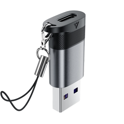 Адаптер  ACEFAST J8 USB-C to USB-A  Adapter Metal gray