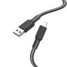 Кабель Hoco X69 Jaeger charging data cable for iP - Black, White