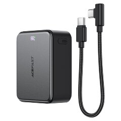 Внешний аккумулятор ACEFAST M28 22.5 Fast charging power bank with cable 10000mAh - Black