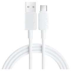 Кабель ACEFAST C26-04 USB-A to USB-C silicone charging data cable - White