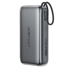 Внешний аккумулятор ACEFAST M32 PD35W fast charging power bank with telescopic cable 10000mAh - Silver