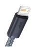 Кабель Baseus Dynamic USB to iP 2.4A 1m (CALD000416) - Slate Gray