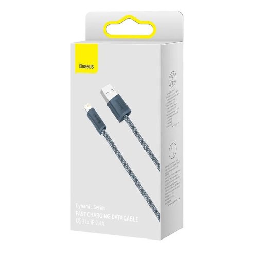 Кабель Baseus Dynamic USB to iP 2.4A 1m (CALD000416) - Slate Gray