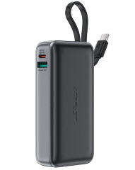 Внешний Аккумулятор ACEFAST M7 PD30W Power Bank With Cable 10000mAh Black