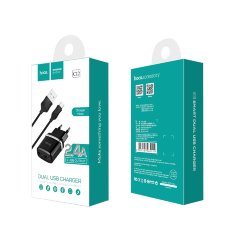 Зарядка hoco C12 Smart (Micro) - Черный